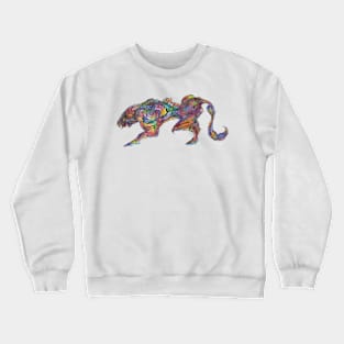 Tiger and bird Crewneck Sweatshirt